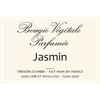 Bougie végétale parfumée Jasmin Métal