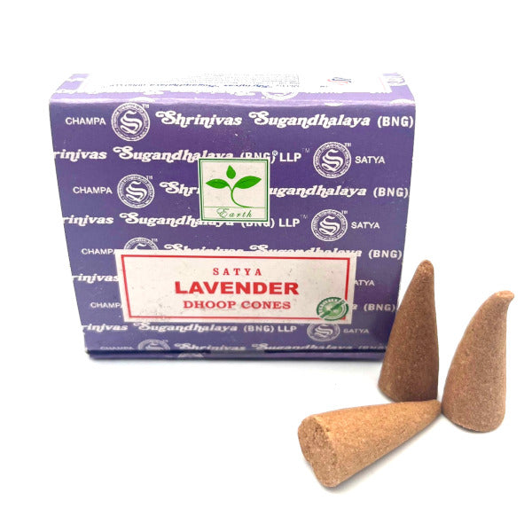 Encens Lavande (Lavender) en Cônes Satya