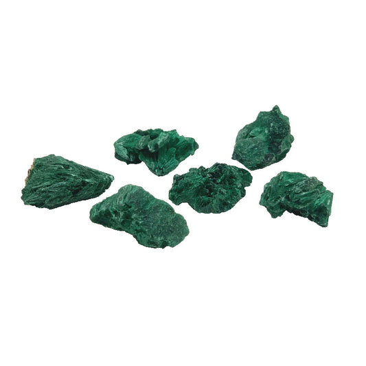 Malachite fibreuse Pierre Brute