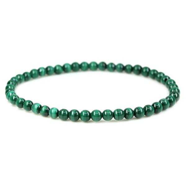 Malachite EXTRA Bracelet en Pierre Boule