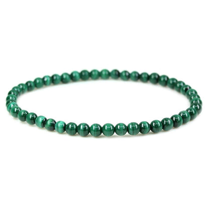 Malachite EXTRA Bracelet en Pierre Boule