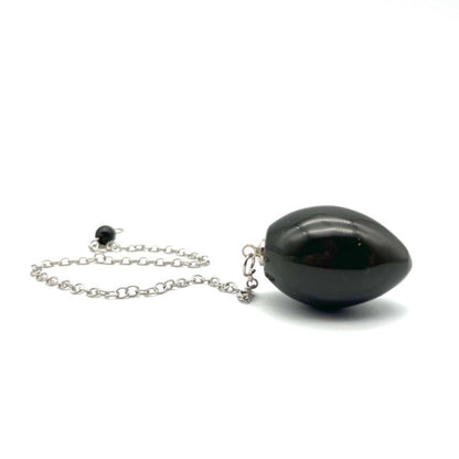 Pendule Obsidienne Œil Céleste en Goutte