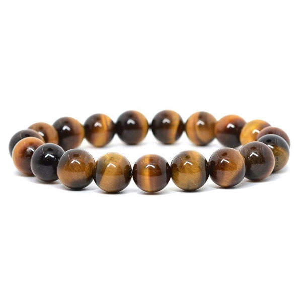 Oeil de Tigre Bracelet en Pierre Boule