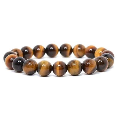 Oeil de Tigre Bracelet en Pierre Boule