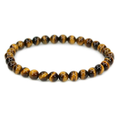 Oeil de Tigre Bracelet en Pierre Boule