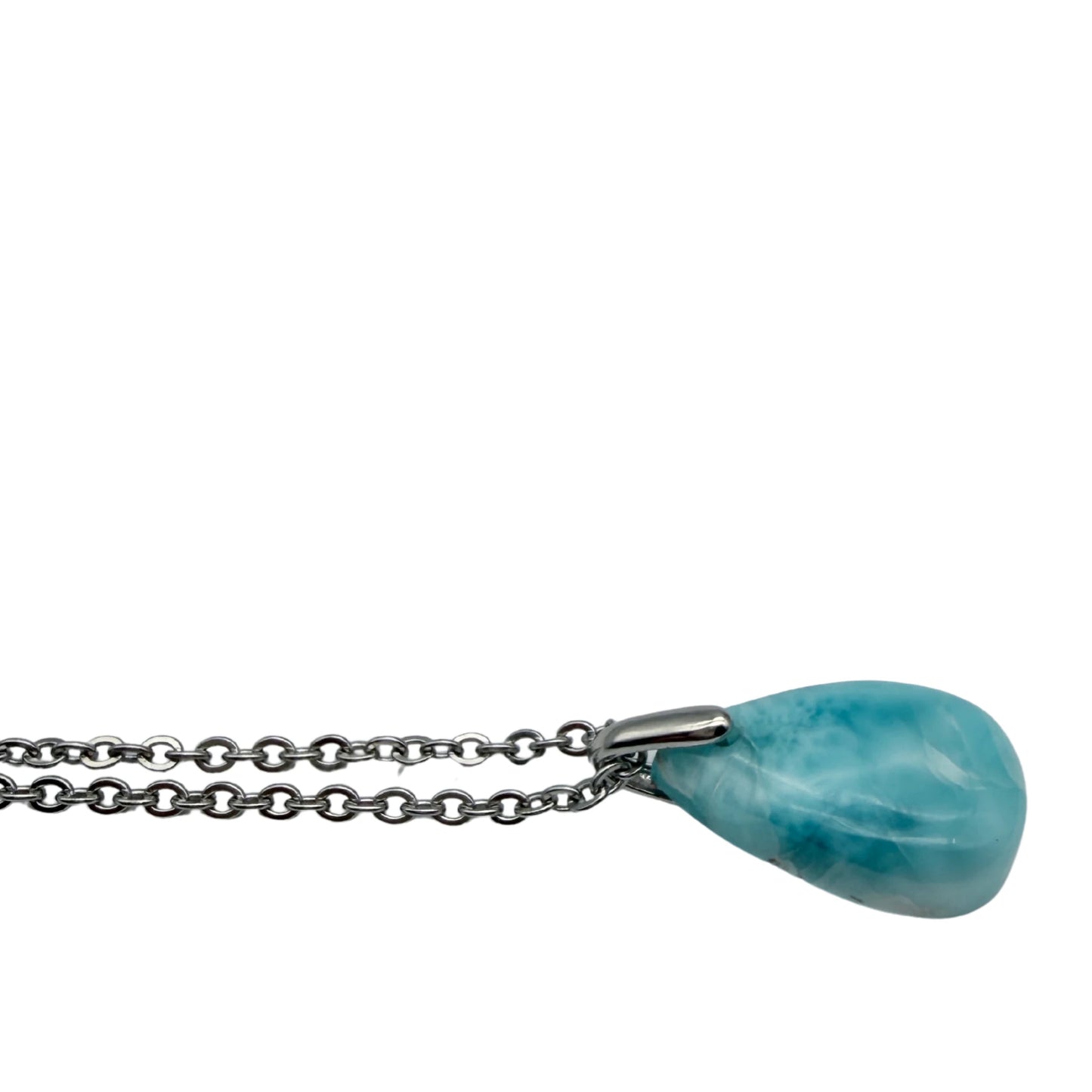 Pendentif Larimar – Pierre naturelle | Modèle unique