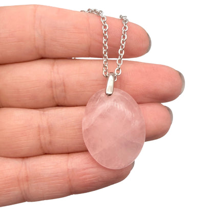 Pendentif  Quartz rose – Pierre naturelle | Modèle unique
