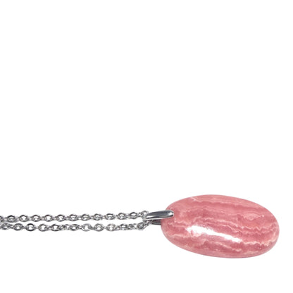 Pendentif Rhodochrosite – Pierre naturelle | Modèle unique