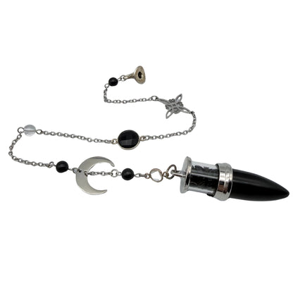 Pendule Obsidienne - Pièce Unique