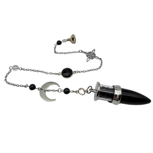 Pendule Obsidienne - Pièce Unique
