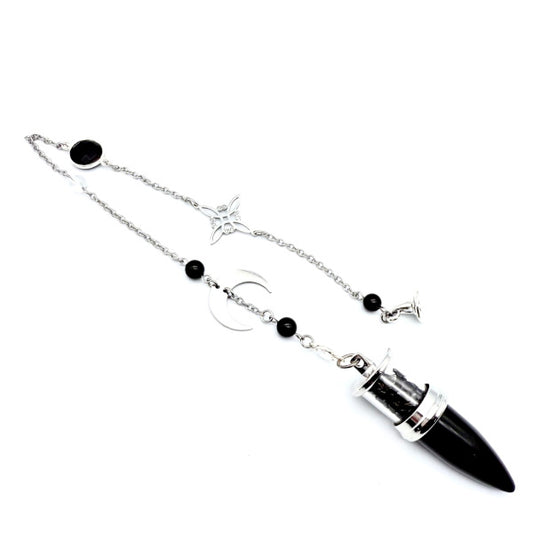 Pendule Obsidienne - Pièce Unique