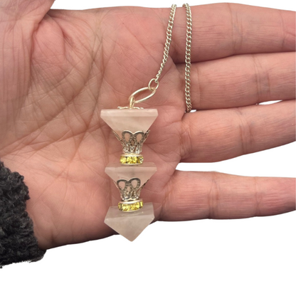 Pendule Quartz Rose