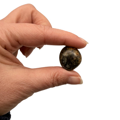 Pierre Roulée en Agate Dendritique - Pierre Naturelle