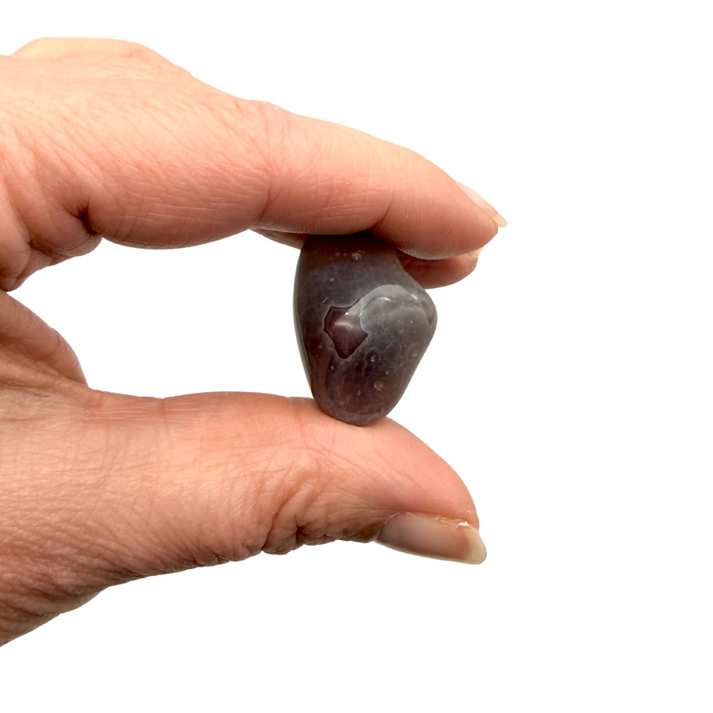 Pierre Roulée en Agate du Botswana - Pierre Naturelle