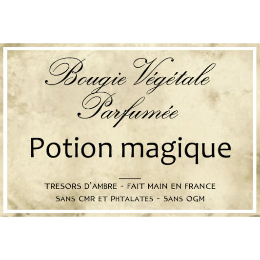 Bougie végétale parfumée Potion Magique Métal