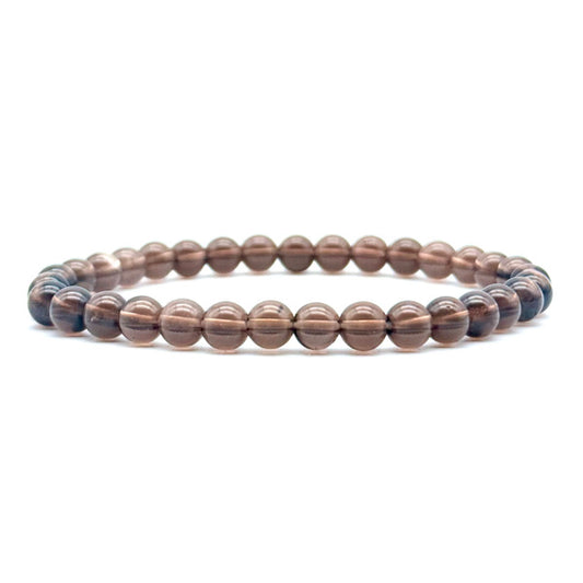 Quartz Fumé Bracelet en Pierre Boule