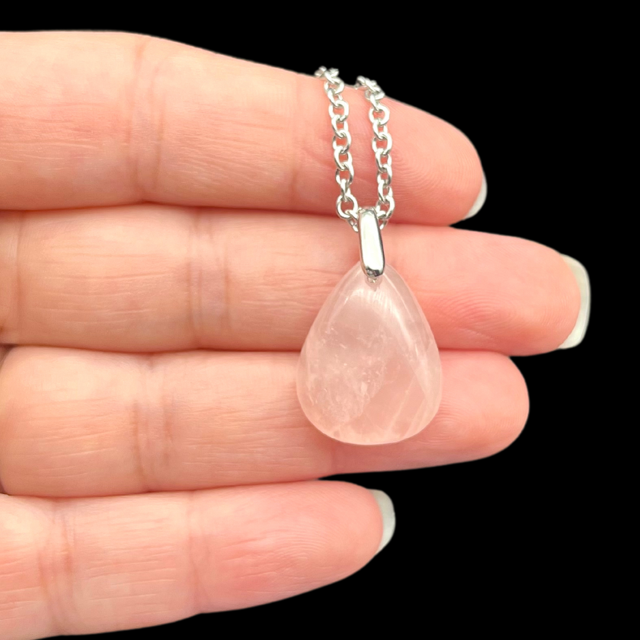 Quartz rose Pendentif