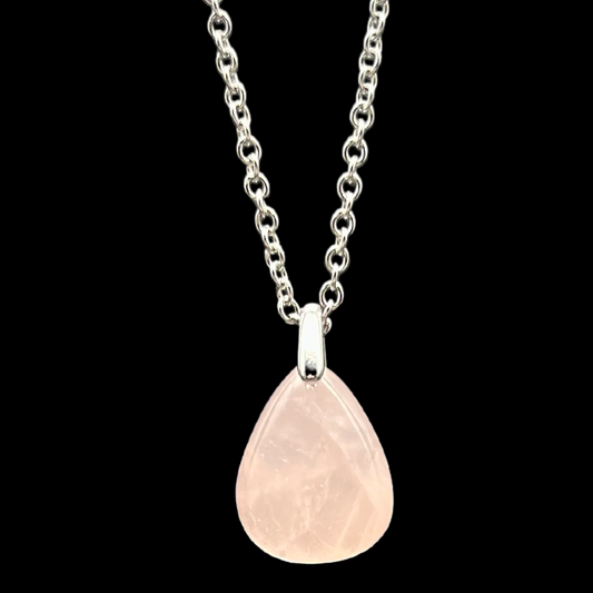 Quartz rose Pendentif