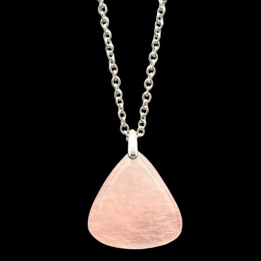 Quartz rose Pendentif