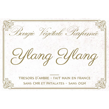 Bougie végétale parfumée Ylang-Ylang Métal